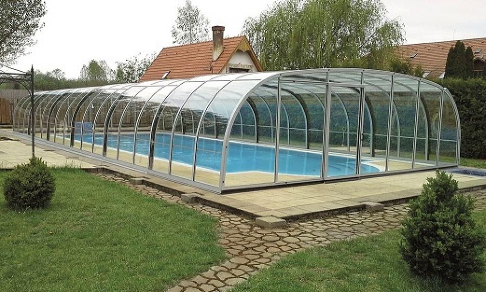 Poolüberdachung Florida, hohe Ausführung